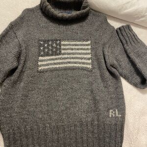 Ralph Lauren American Flag Sweater
